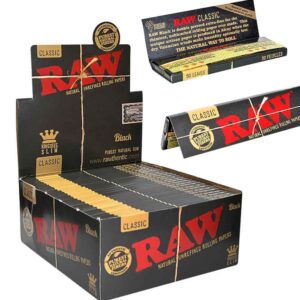 Raw black rolling paper